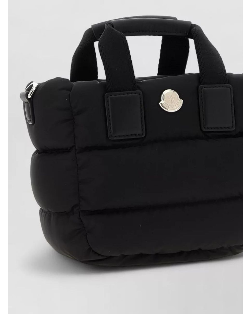Moncler Black Caradoc Micro Quilted Cross-Body Bag
