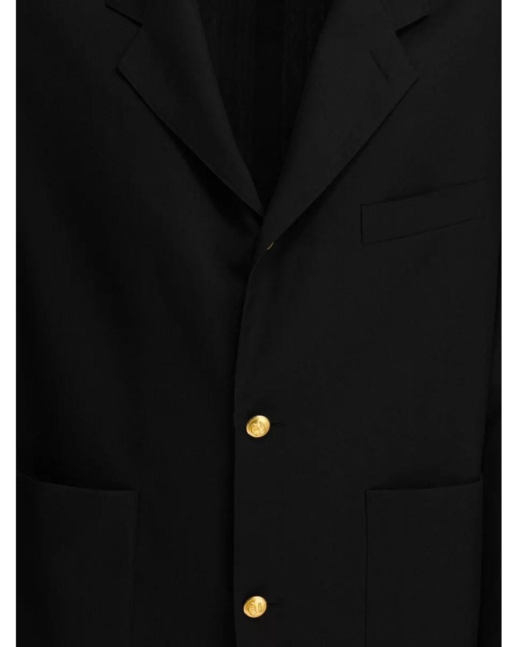 Beams Plus Black Wool Suit Jacket for men