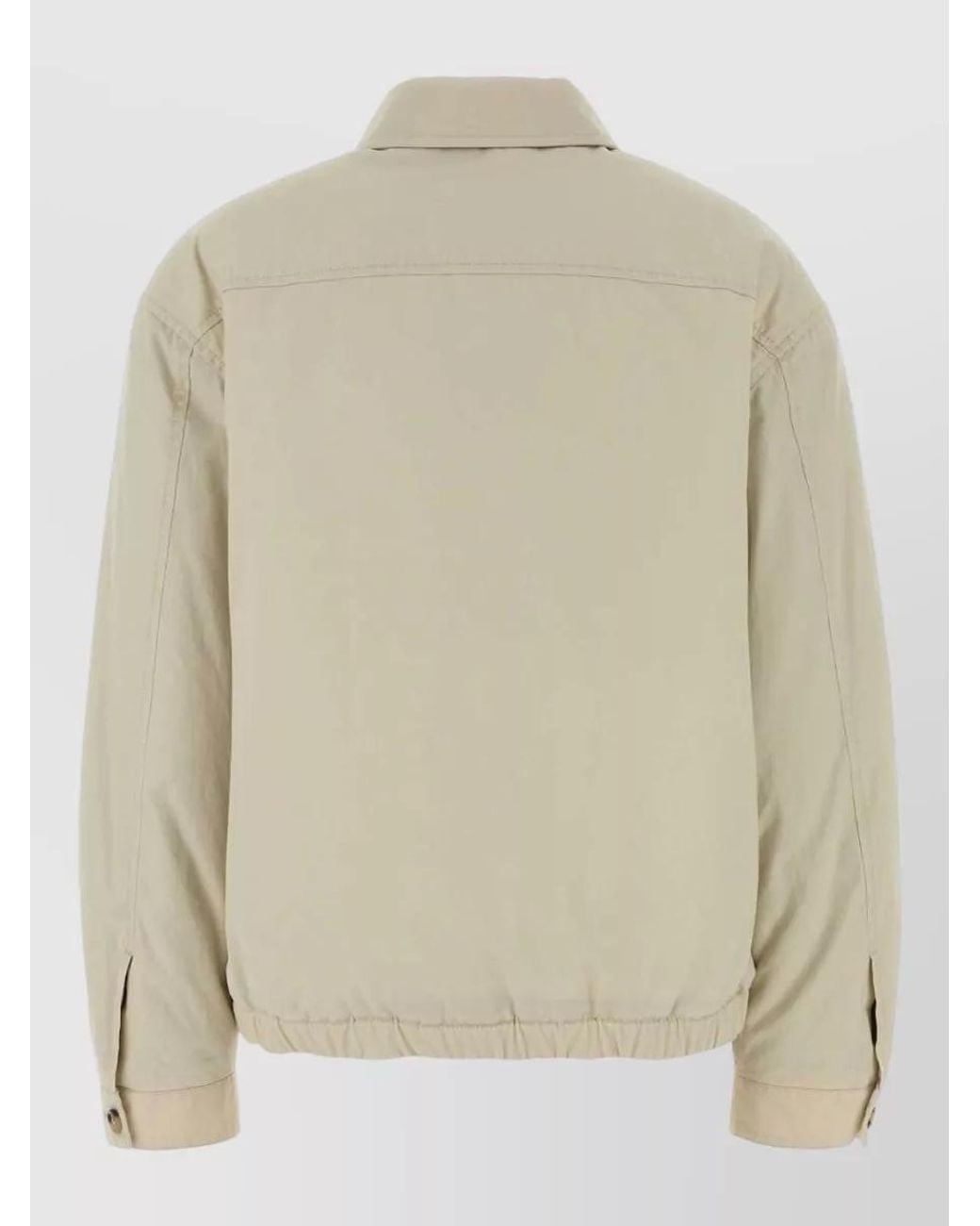 Miu Miu Natural Cotton Single Breasted Coat