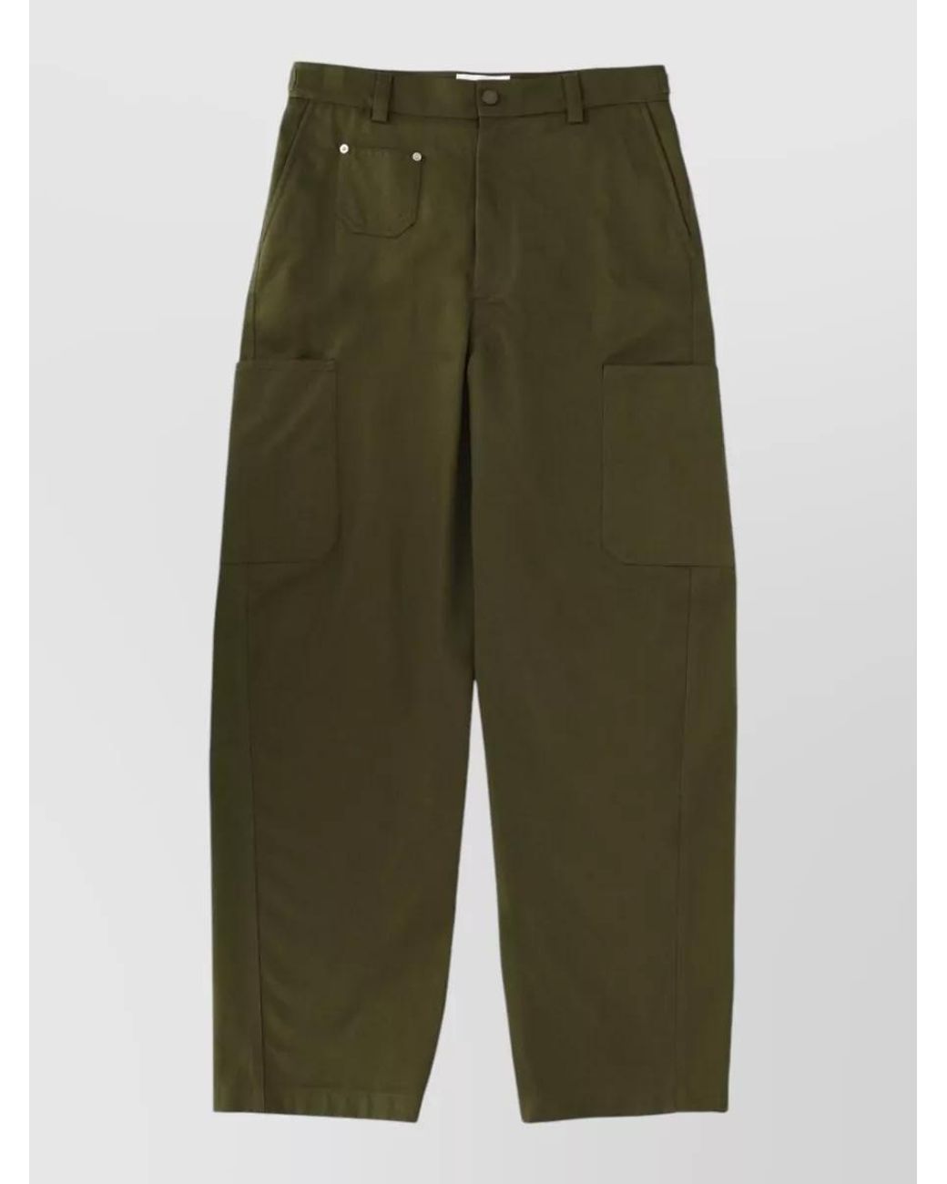 Givenchy Green Cotton Couture Seam Pants for men