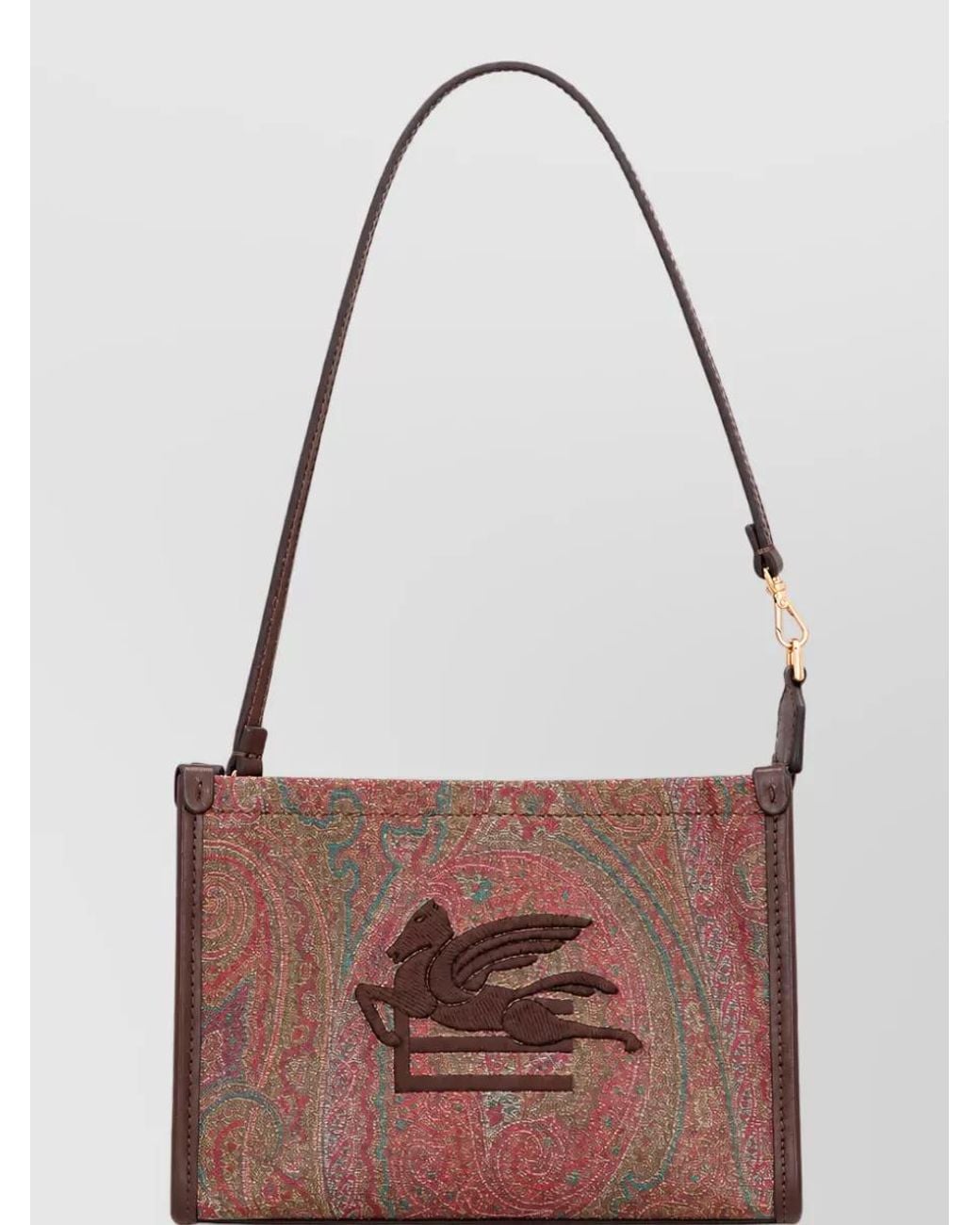 Etro Multicolor Arnica Leather Mini Pouch
