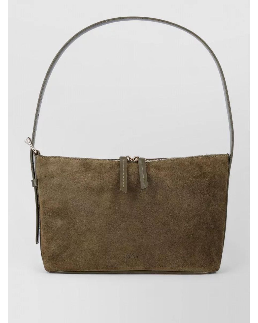 A.P.C. Multicolor Vera Suede Shoulder Bag Adjustable Strap