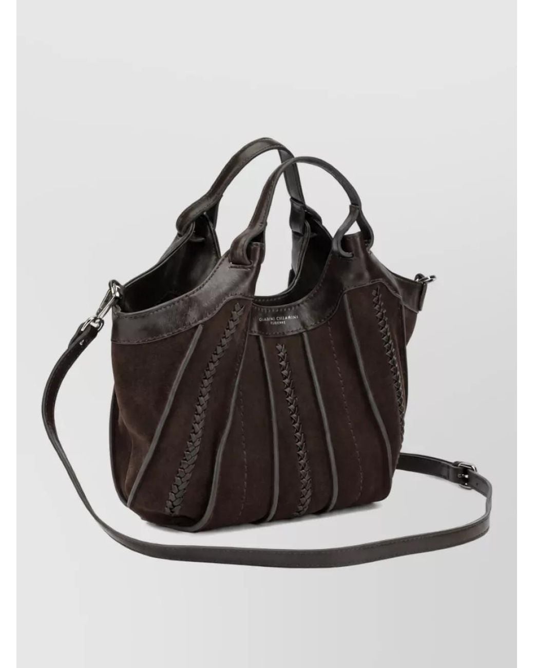 Gianni Chiarini Black Leather Shoulder Bag