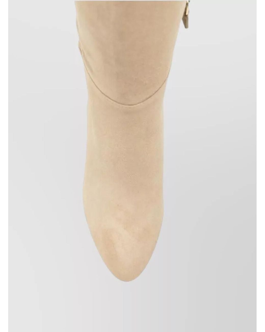 Stuart Weitzman White Suede Leather Knee-High Boots