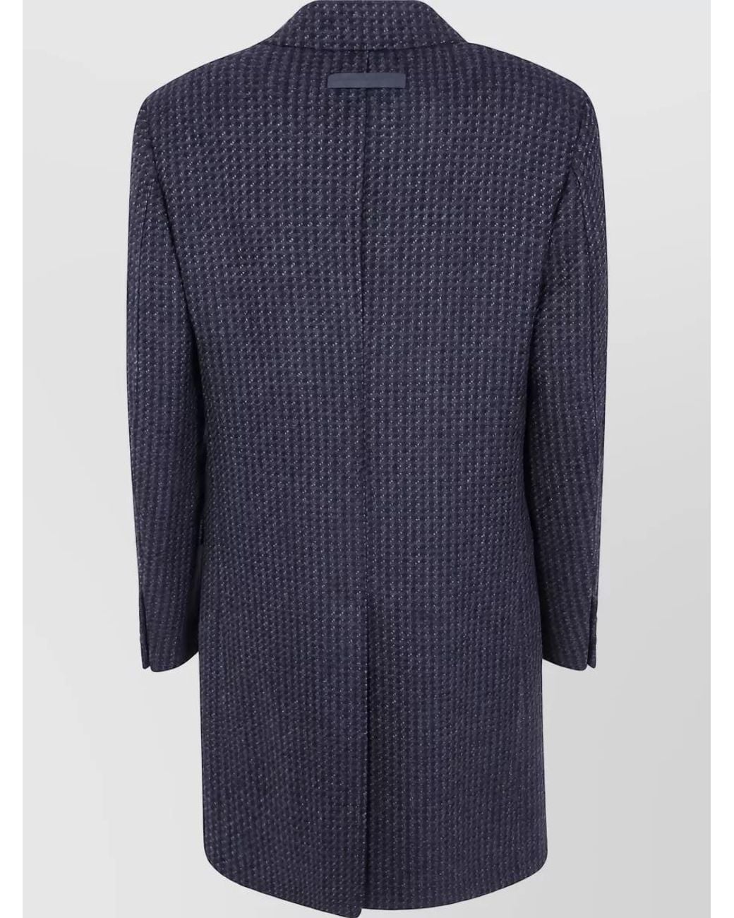 Zegna Blue Wool Regular-Fit Blazer for men