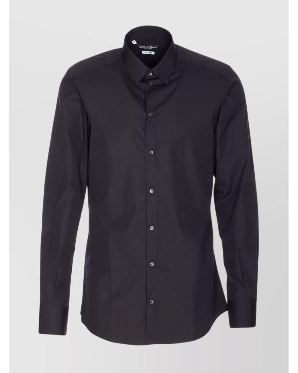 Dolce & Gabbana Blue Slim-Fit Cotton Shirt for men