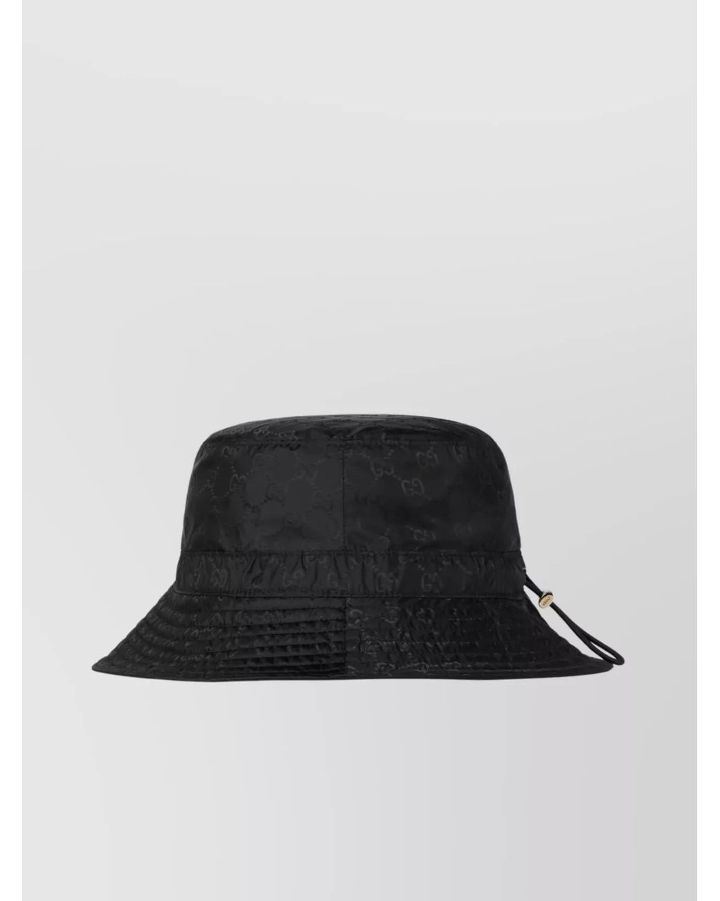 Gucci Black Nylon Reversible Bucket Hat