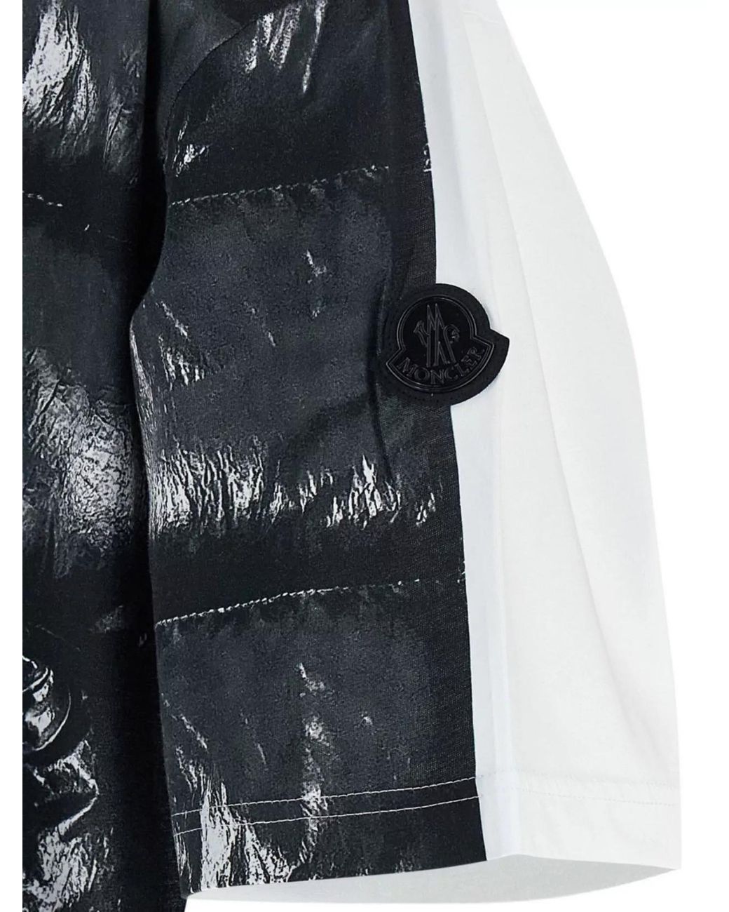 Moncler Genius Black Cotton T-Shirt for men