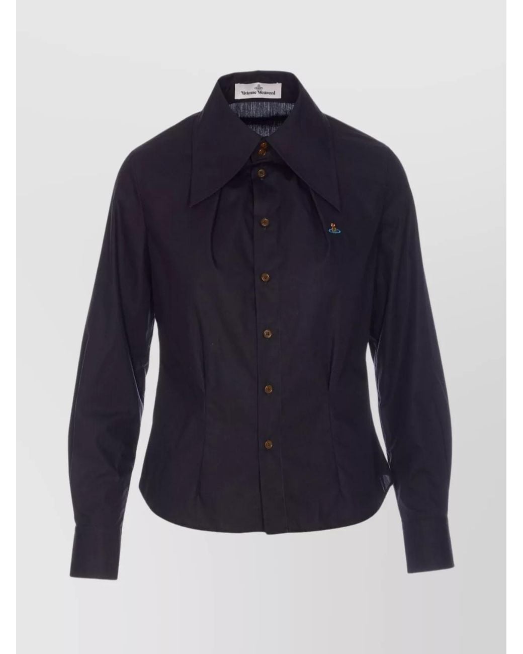 Vivienne Westwood Blue Cotton Long-Sleeve Shirt