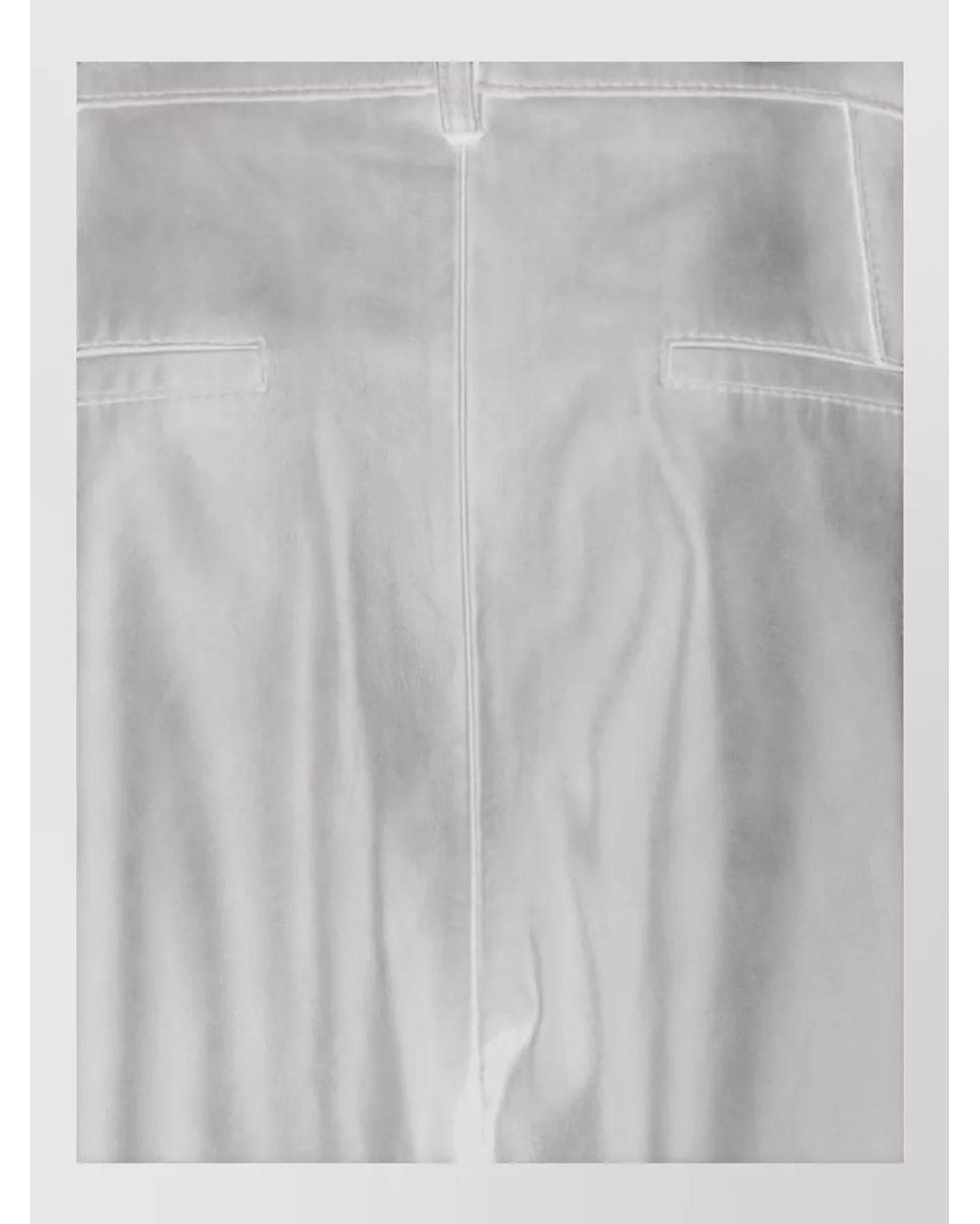 P.A.R.O.S.H. Multicolor Leather Wide-Leg Trousers