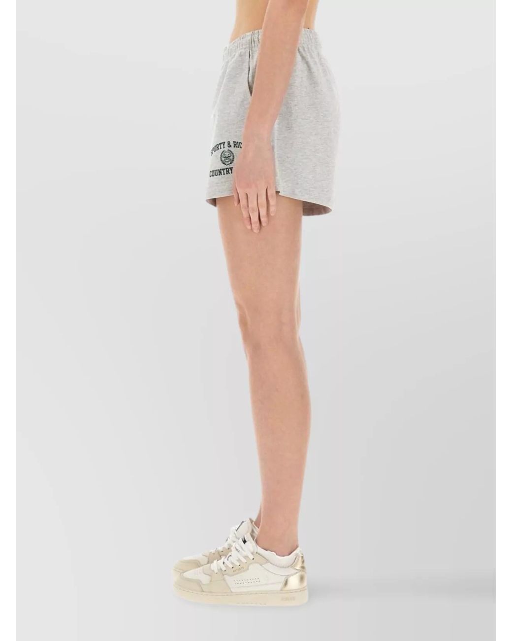 Sporty & Rich Multicolor Cotton Varsity Knee-Length Shorts