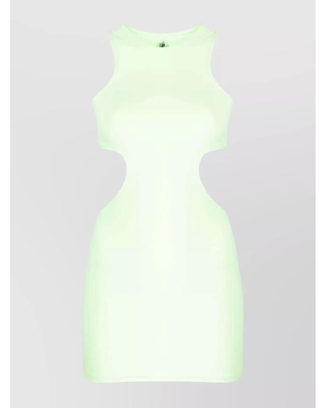 Reina Olga Green Cutout Sleeveless Mini Dress
