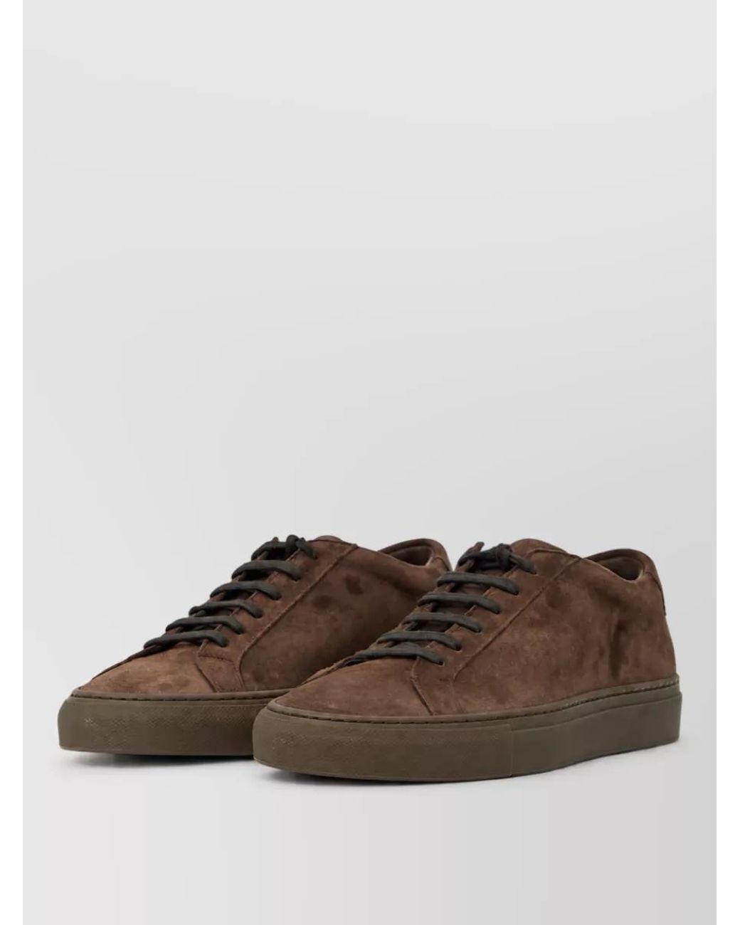 Common Projects Brown Leather Lace-Up Sneakers for men