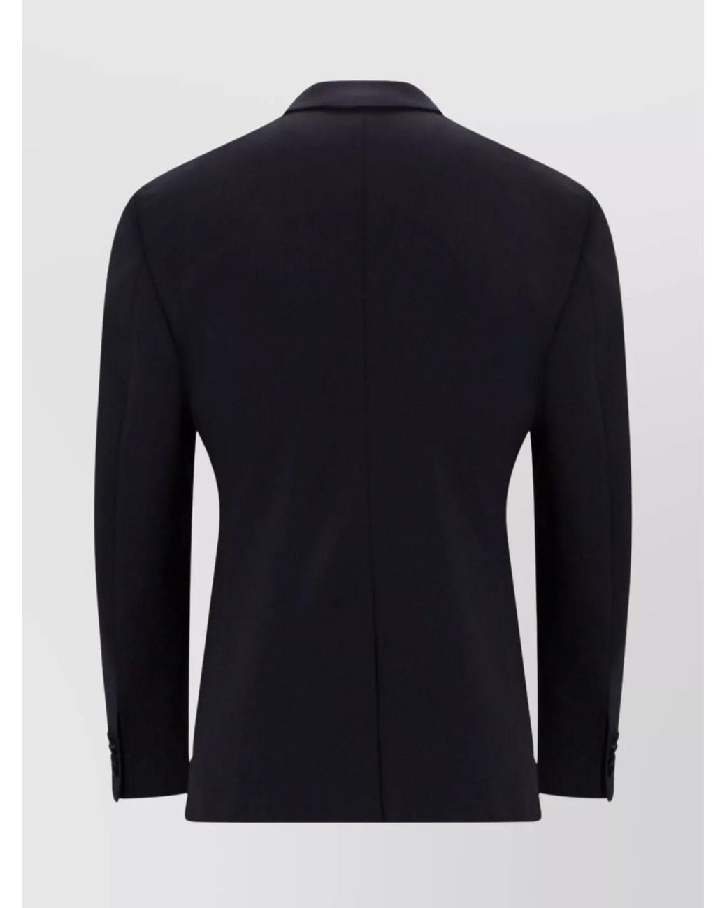 Dolce & Gabbana Blue Wool And Silk Tuxedo Jacket for men