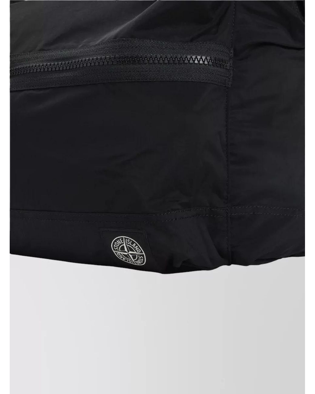 Stone Island Black Technical Backpack for men