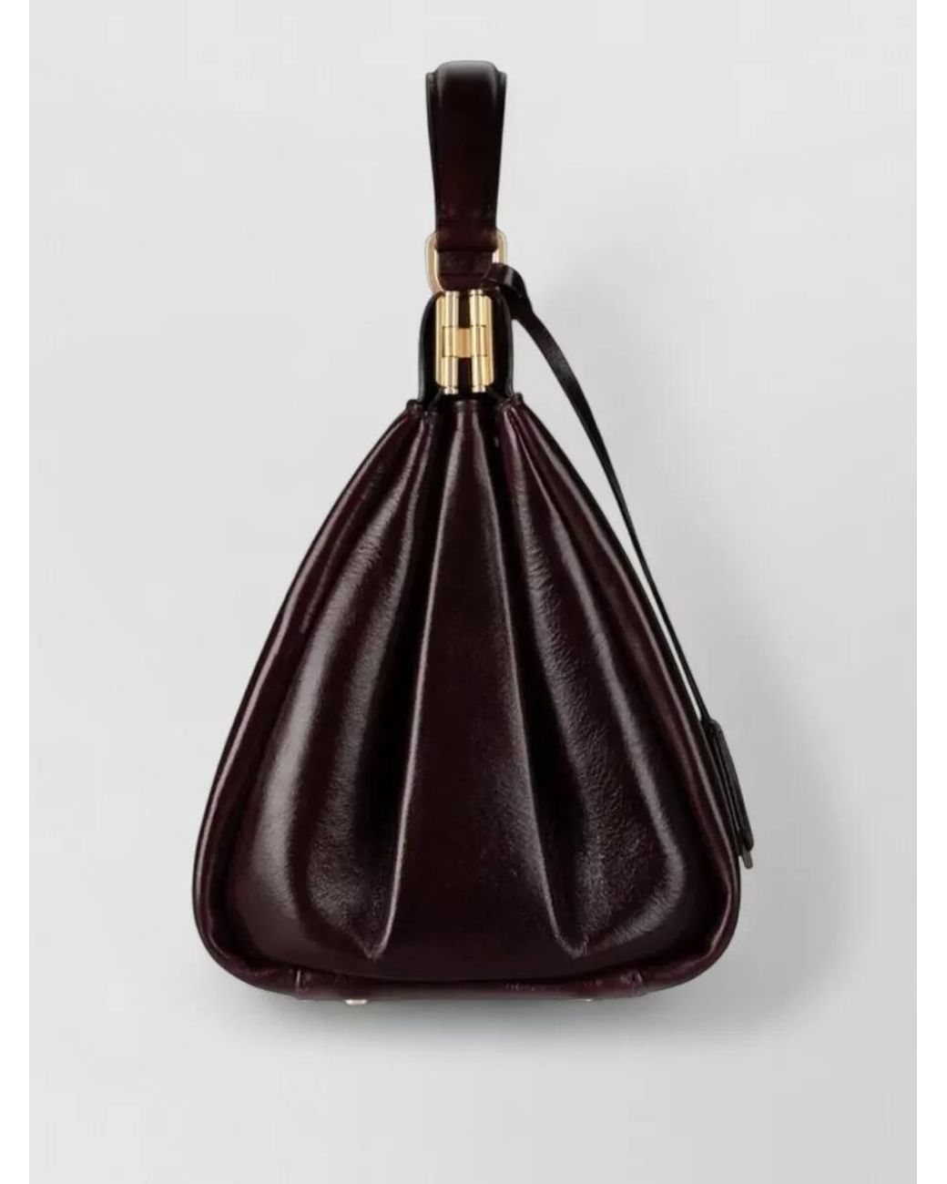 Victoria Beckham Black Na Calf Leather Clutch Bag
