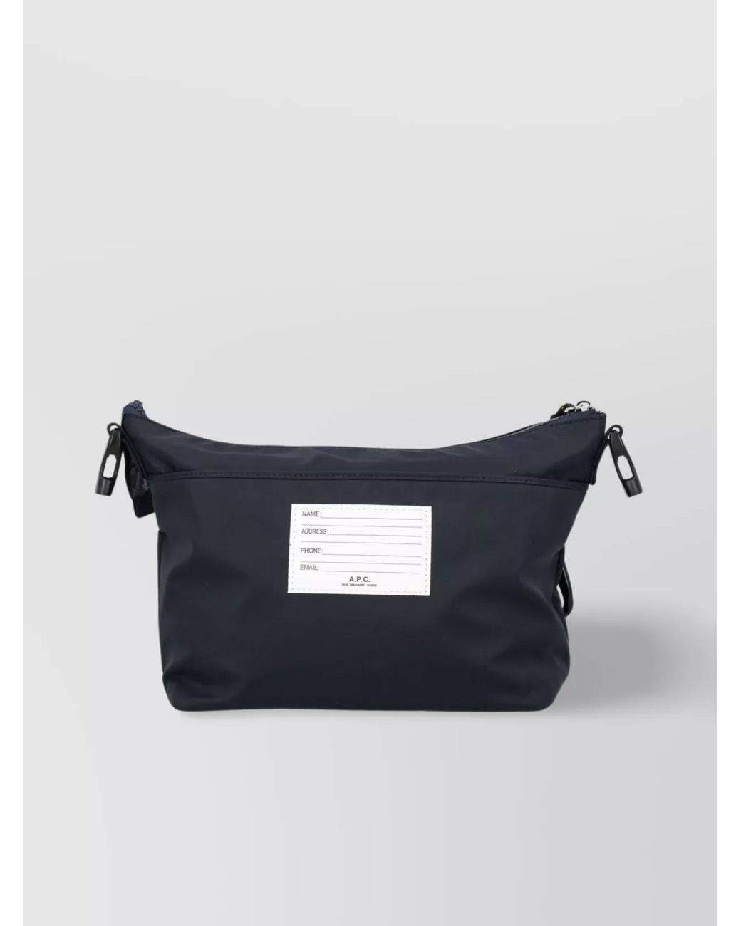 A.P.C. Blue Trek Adjustable Strap Messenger Bag for men