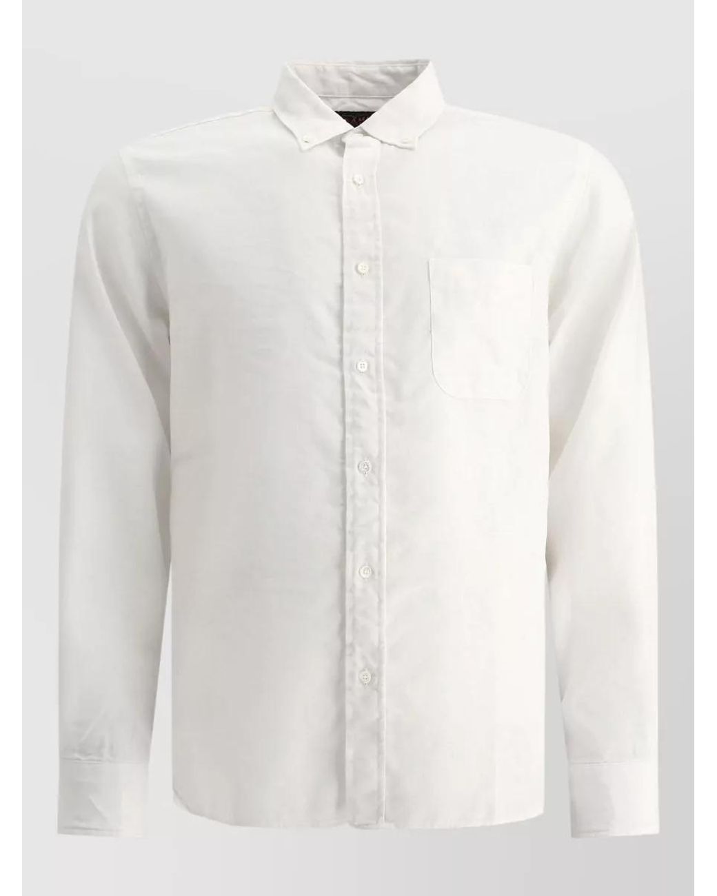 Beams Plus White Linen Shirt for men