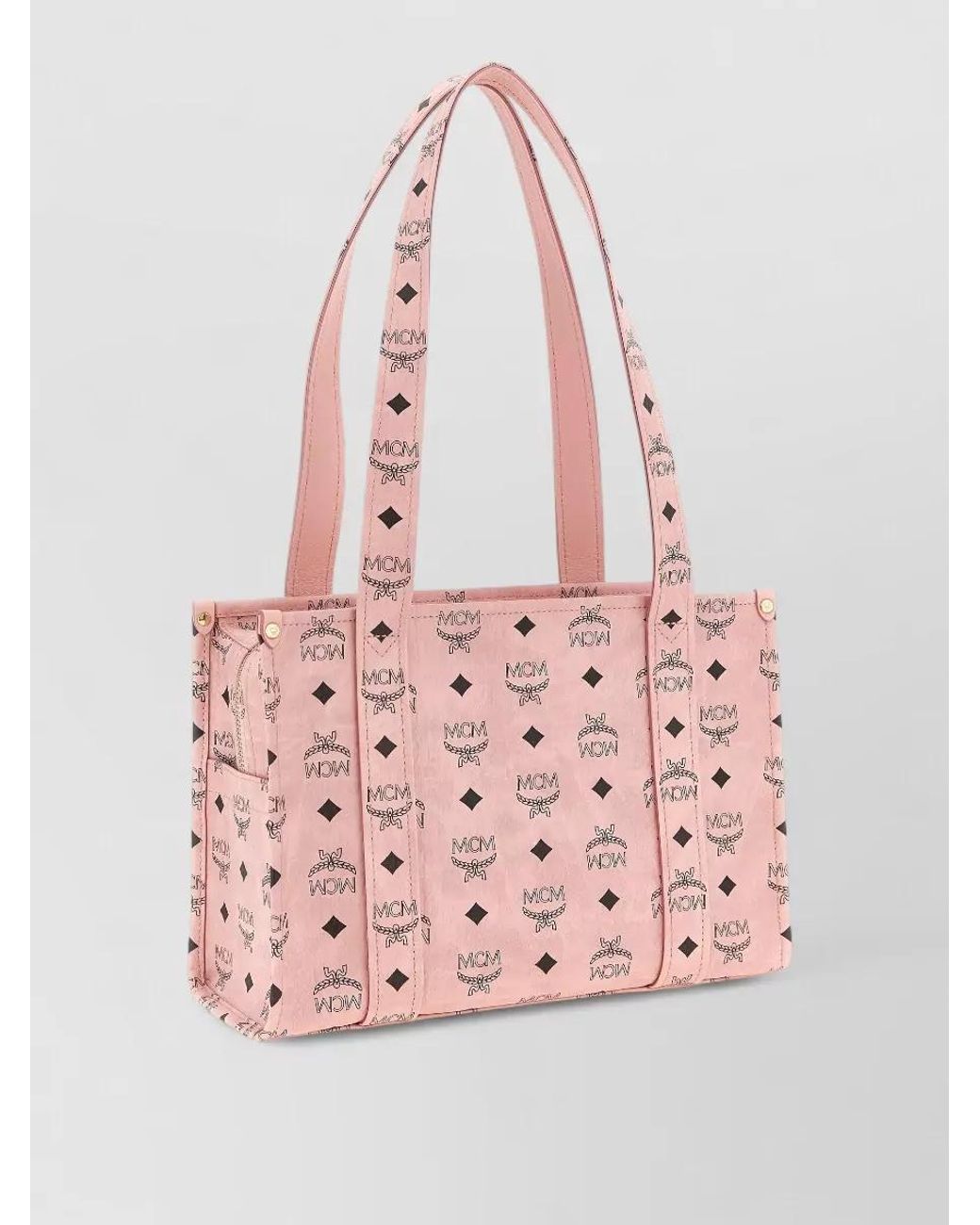 MCM Pink Aren Shoulder Bag