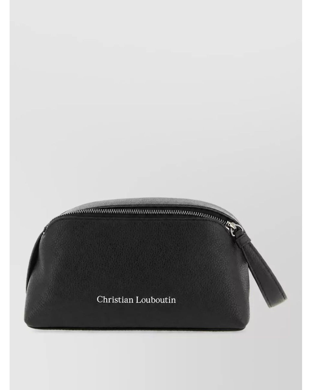 Christian Louboutin Black Leather Clutch Bag for men