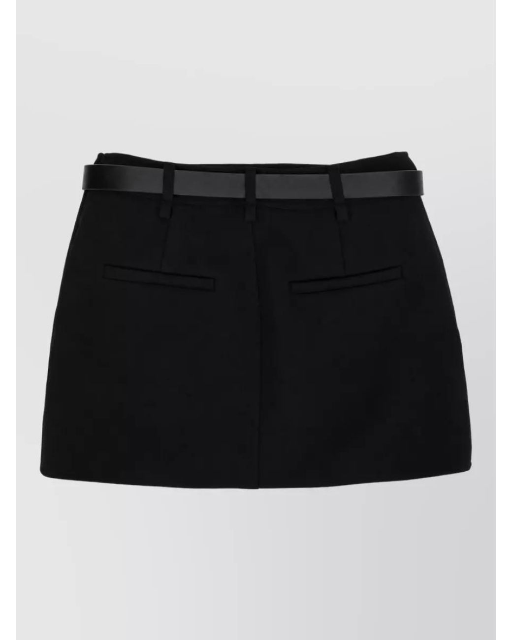 Elisabetta Franchi Black High-Rise Mini Shorts
