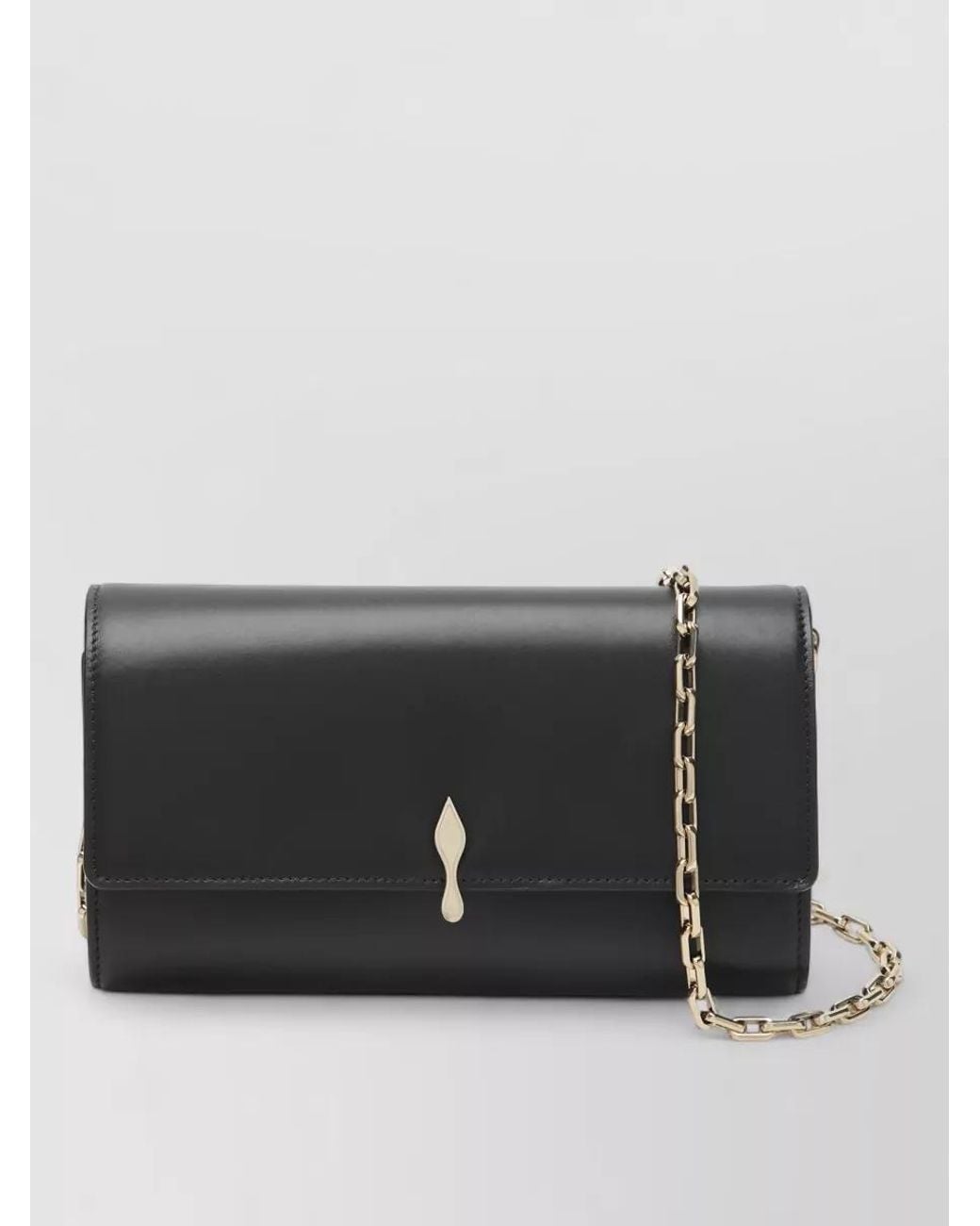Christian Louboutin Black Loubi54 Clutch Bag