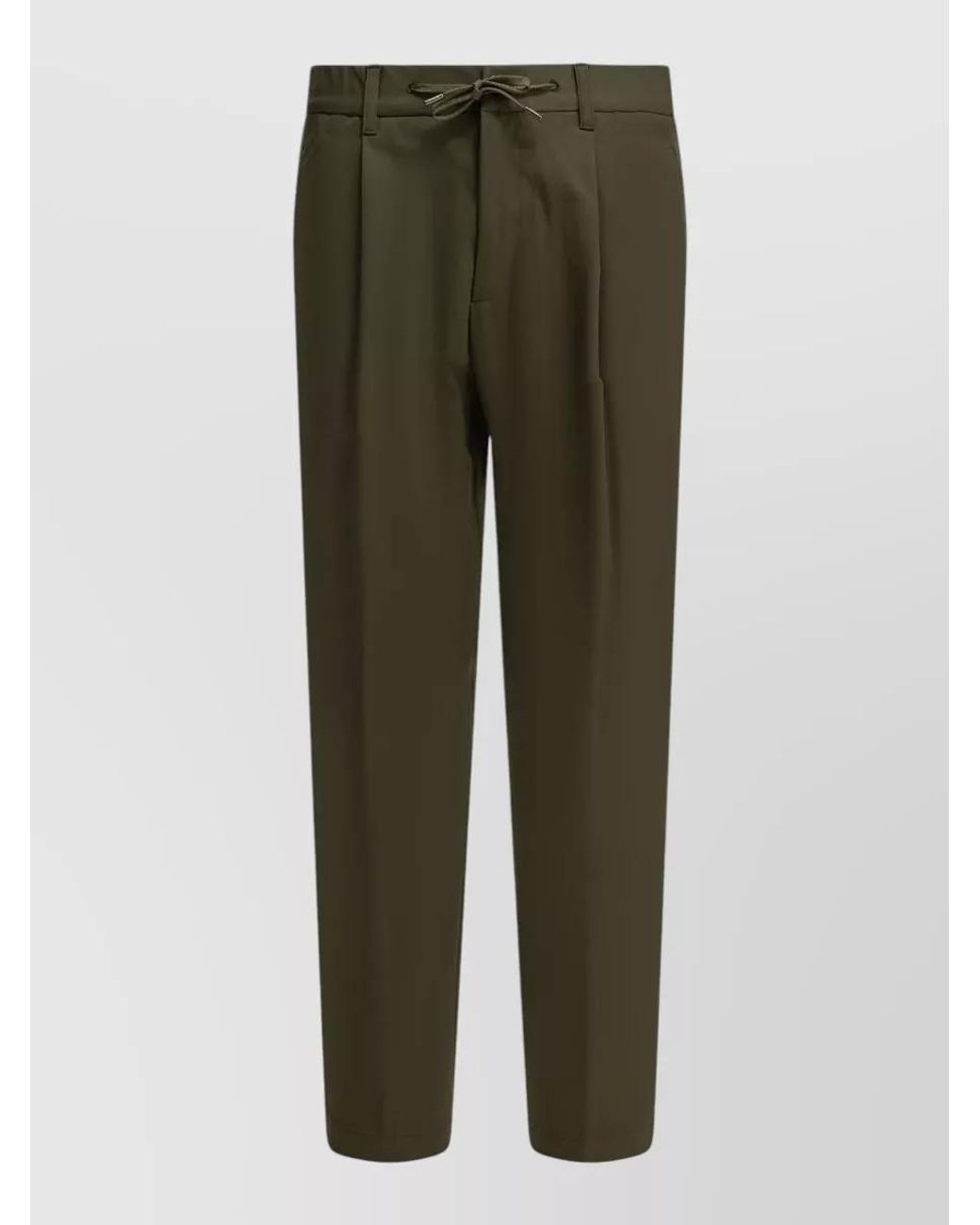 Herno Green Tailored Shorts for men