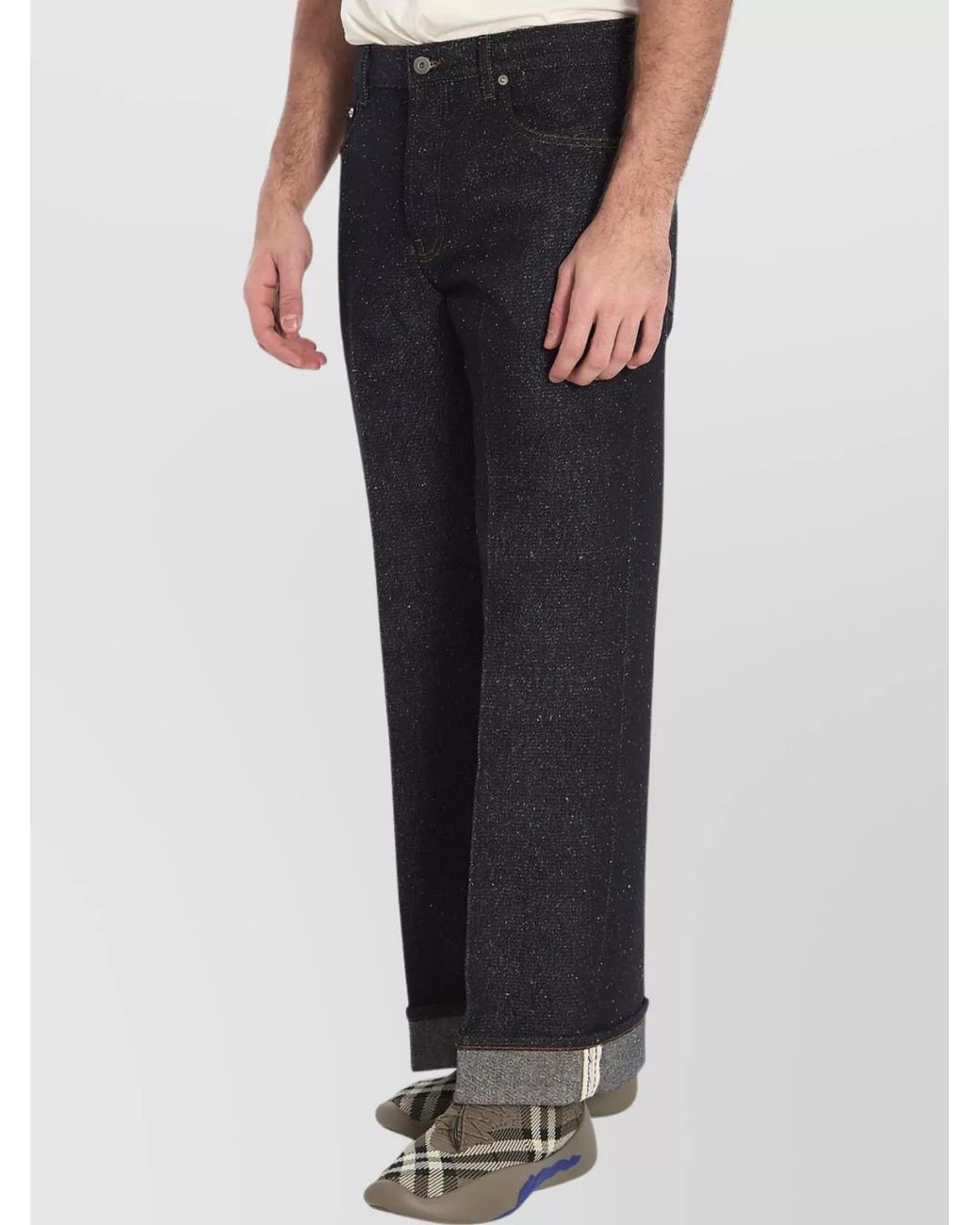 Burberry Blue Denim Straight-Leg Jeans for men