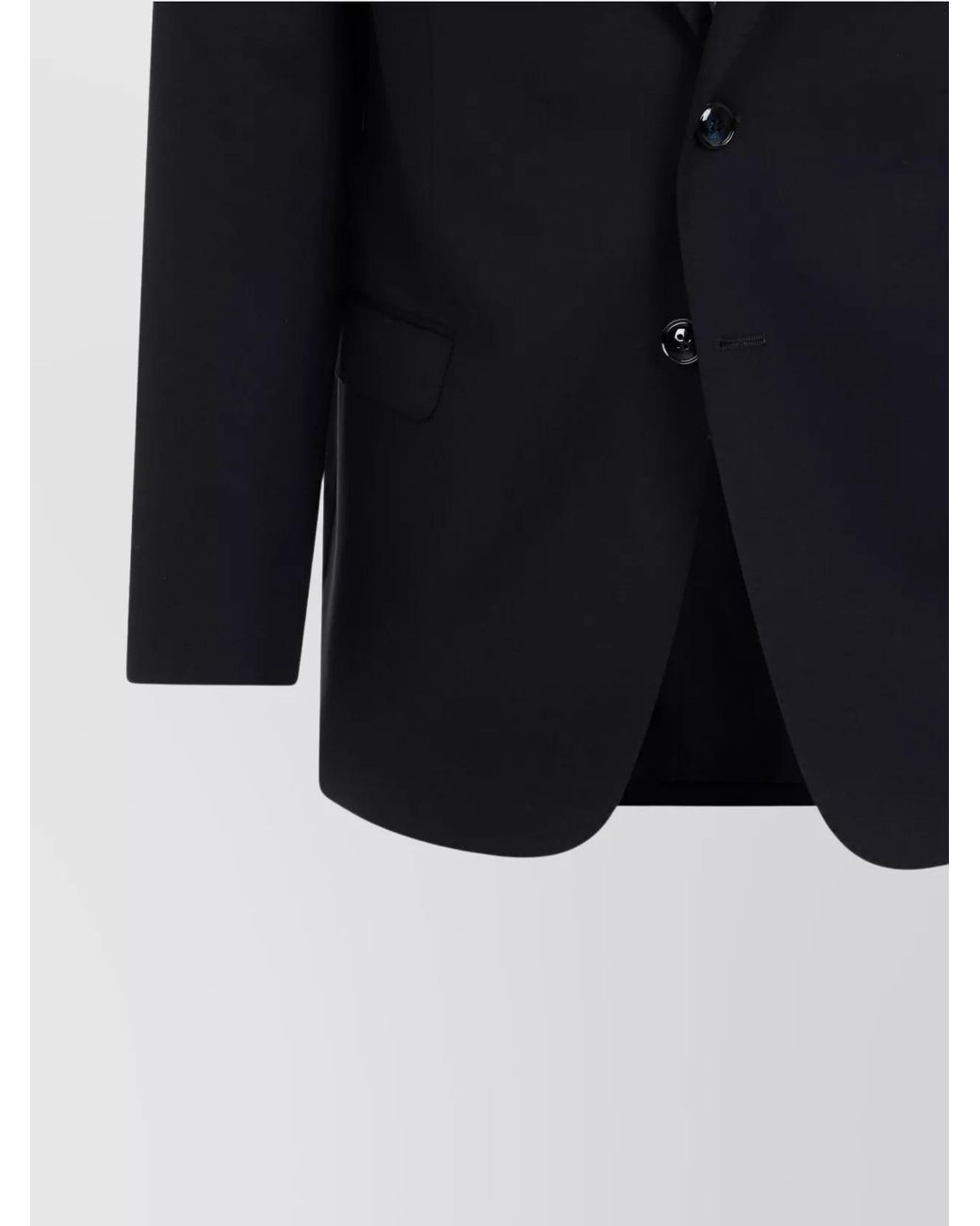 Giorgio Armani Blue Virgin Wool Single-Breasted Suit for men