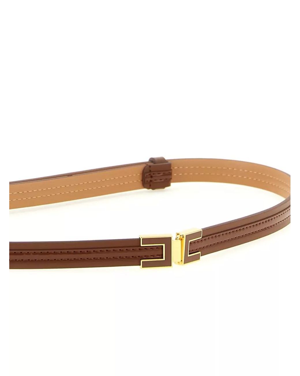 Elisabetta Franchi Multicolor Logo Buckle Belt