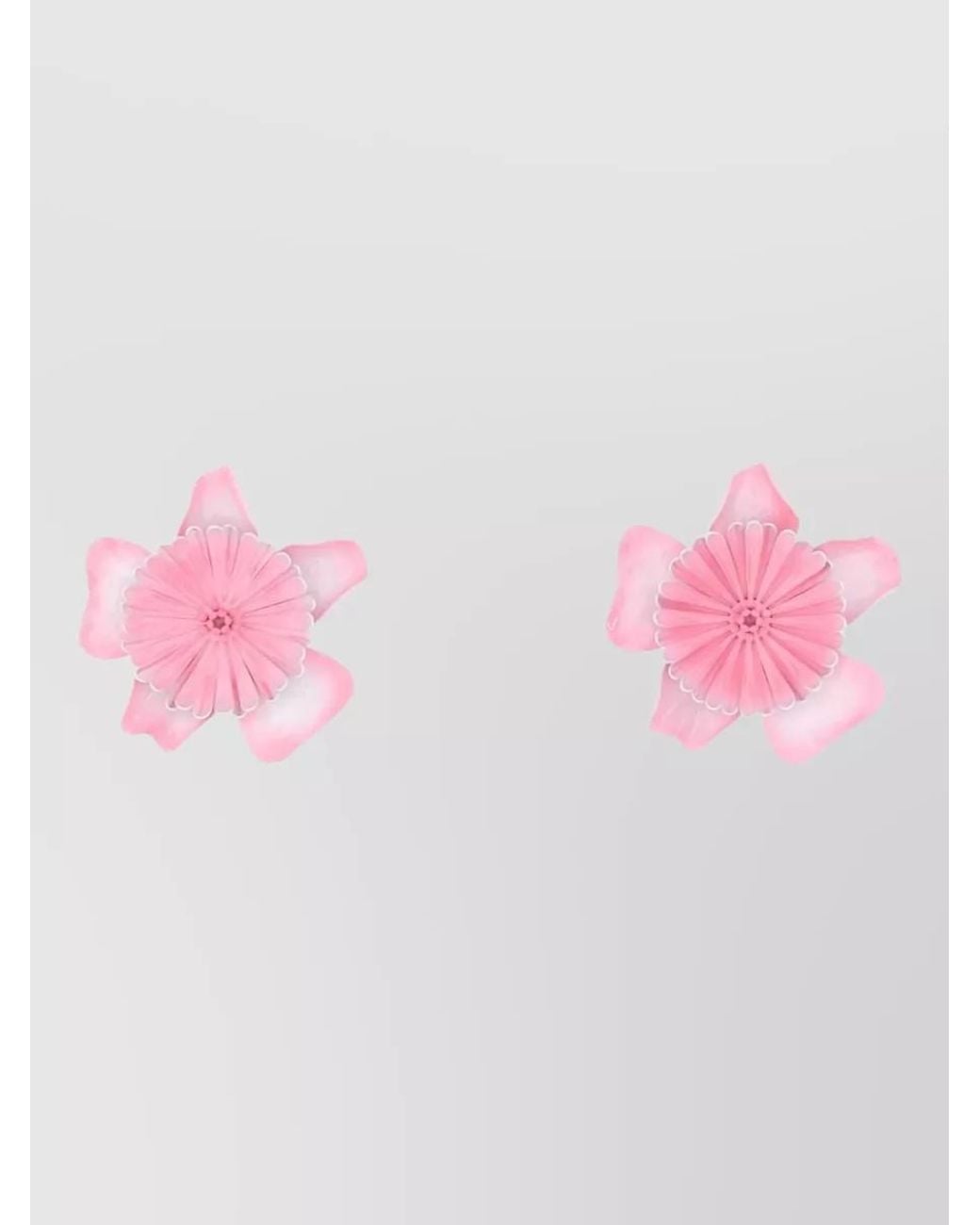 Chloé Pink Brass Drop Earrings