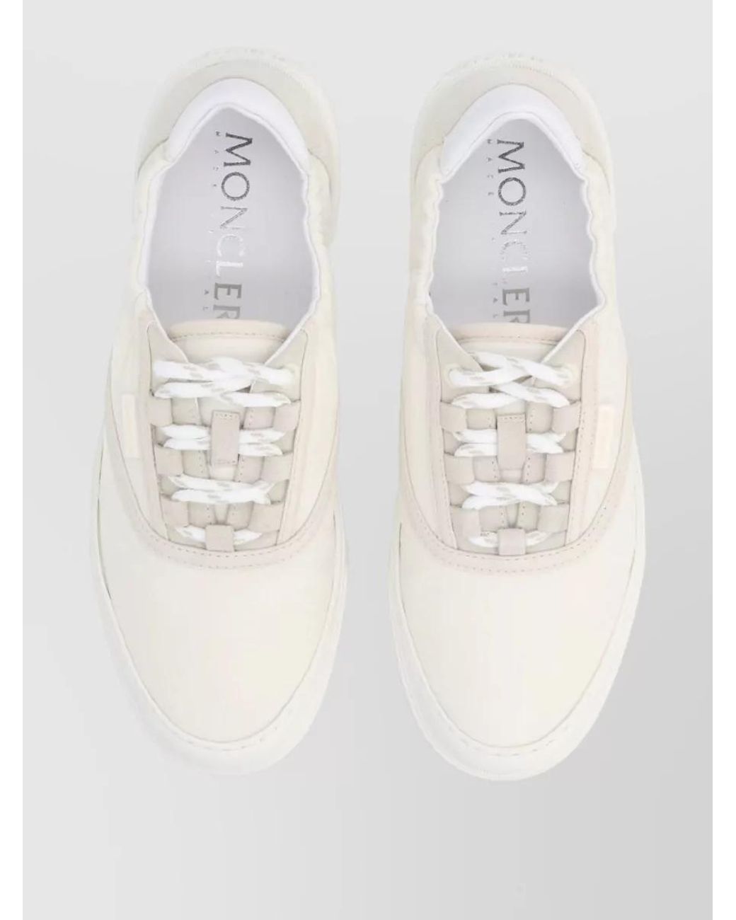 Moncler Natural Vera Leisure Lace-Up Sneakers