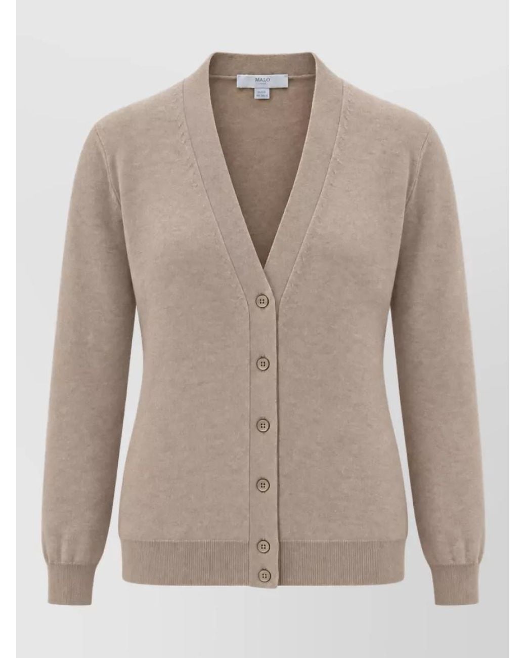 Malo Natural Cashmere Cardigan