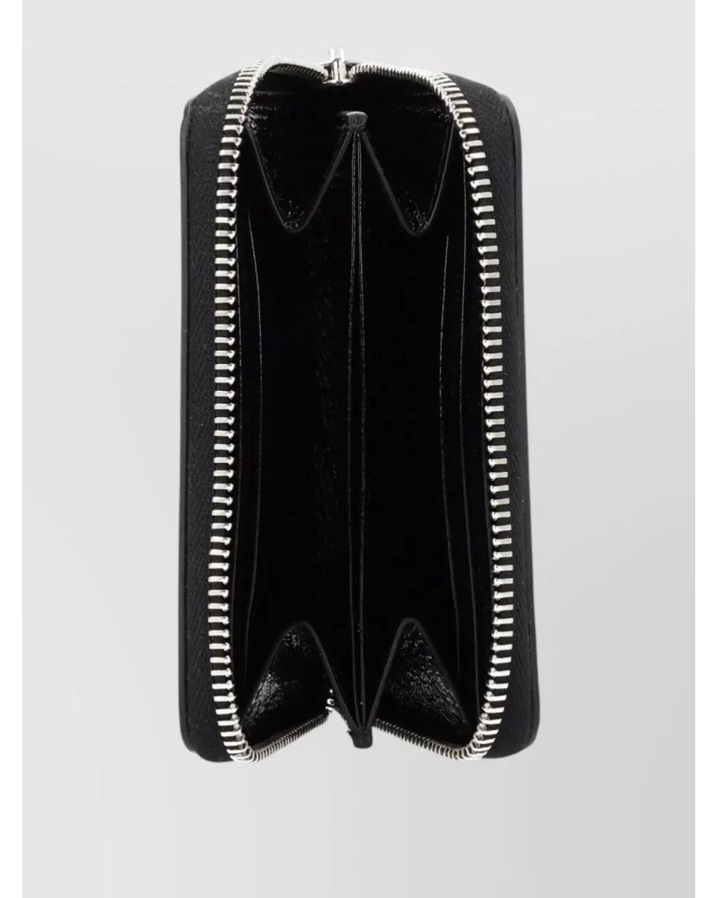 Courreges Gray Leather Wallet