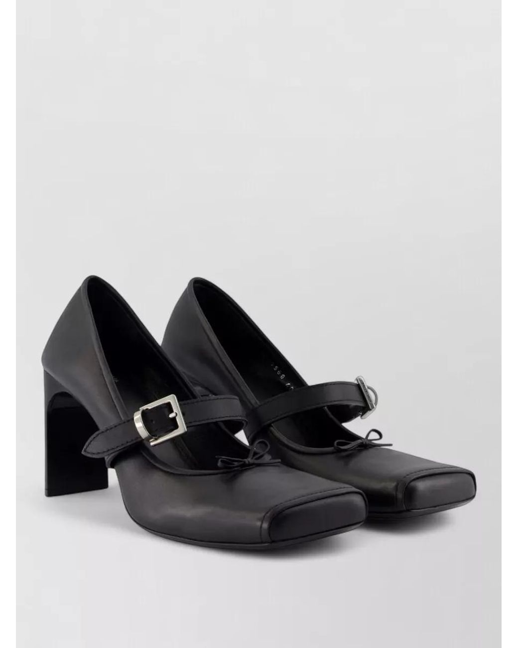 Balenciaga Black Leather Pumps