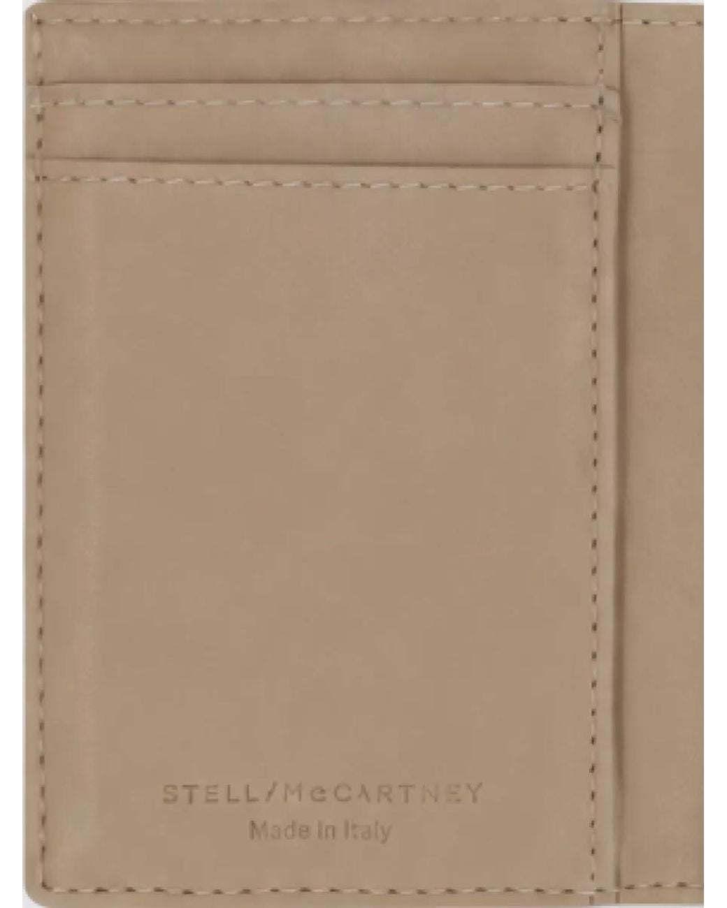Stella McCartney Natural Tri-Fold Wallet