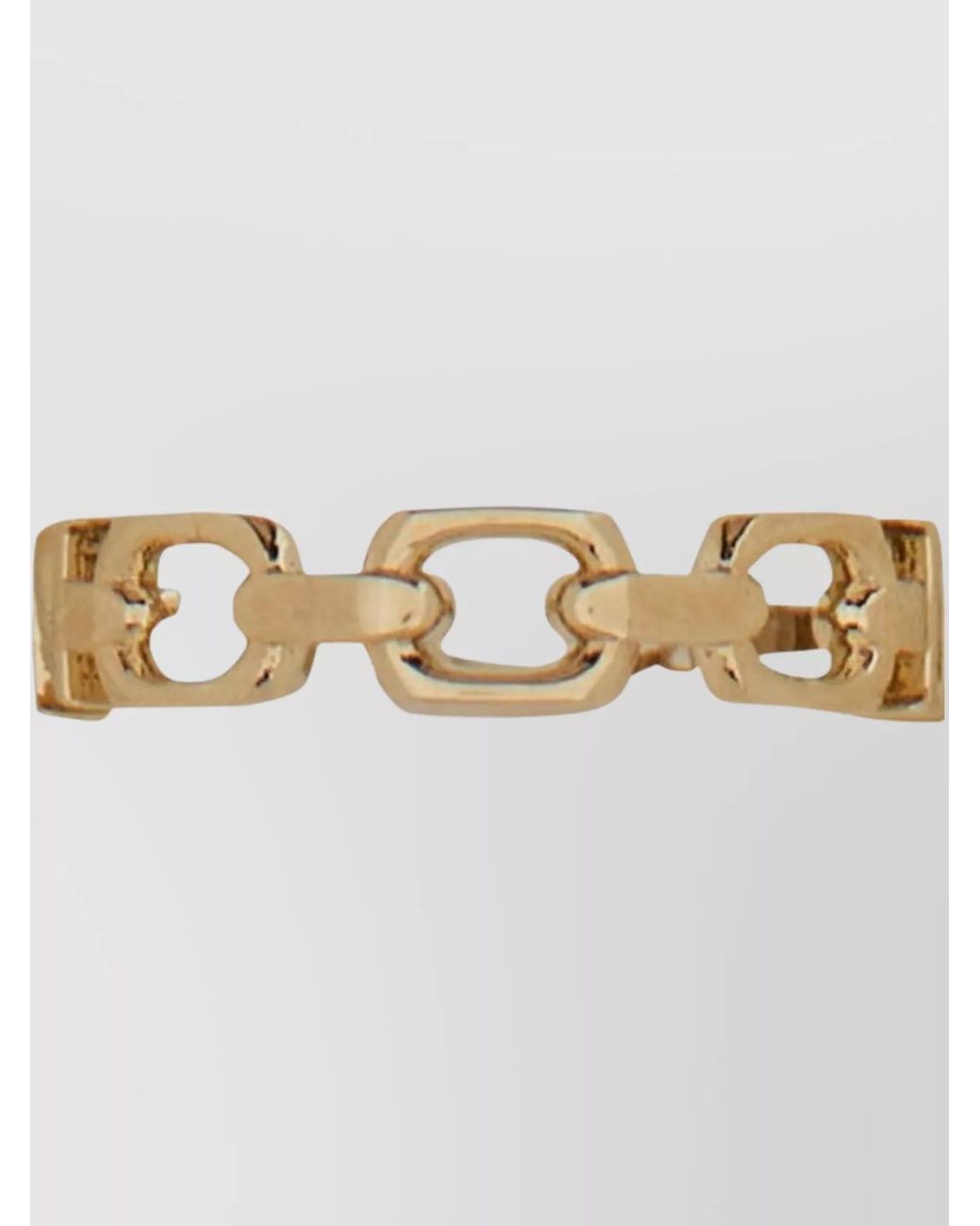 McQueen Metallic Brass Ring