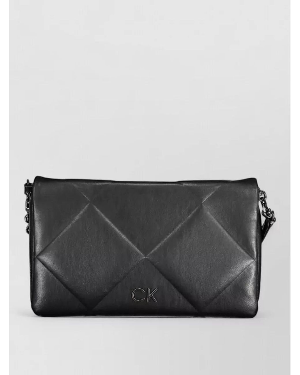 Calvin Klein Black Quilted Shoulder Bag