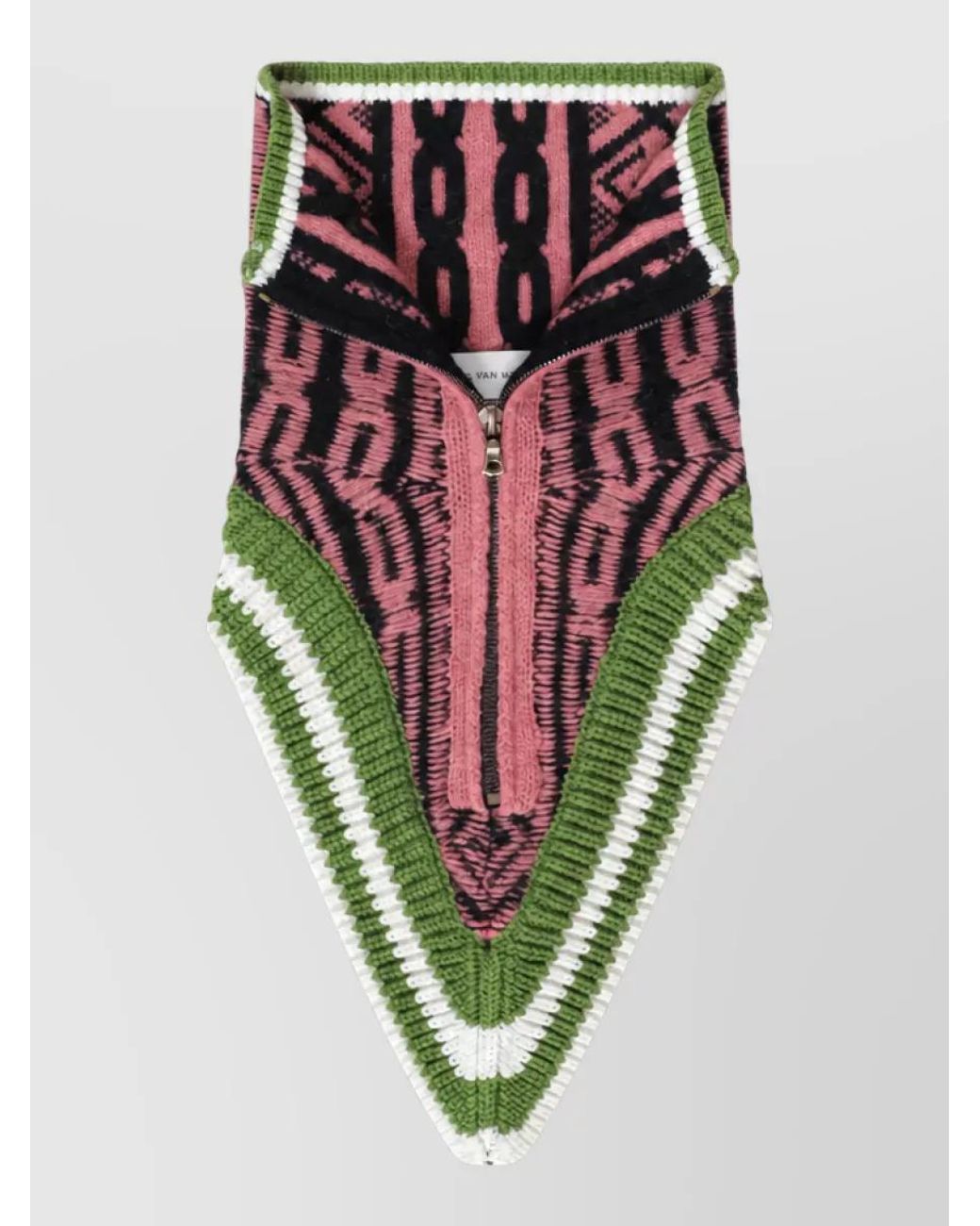 Dries Van Noten White Scarf