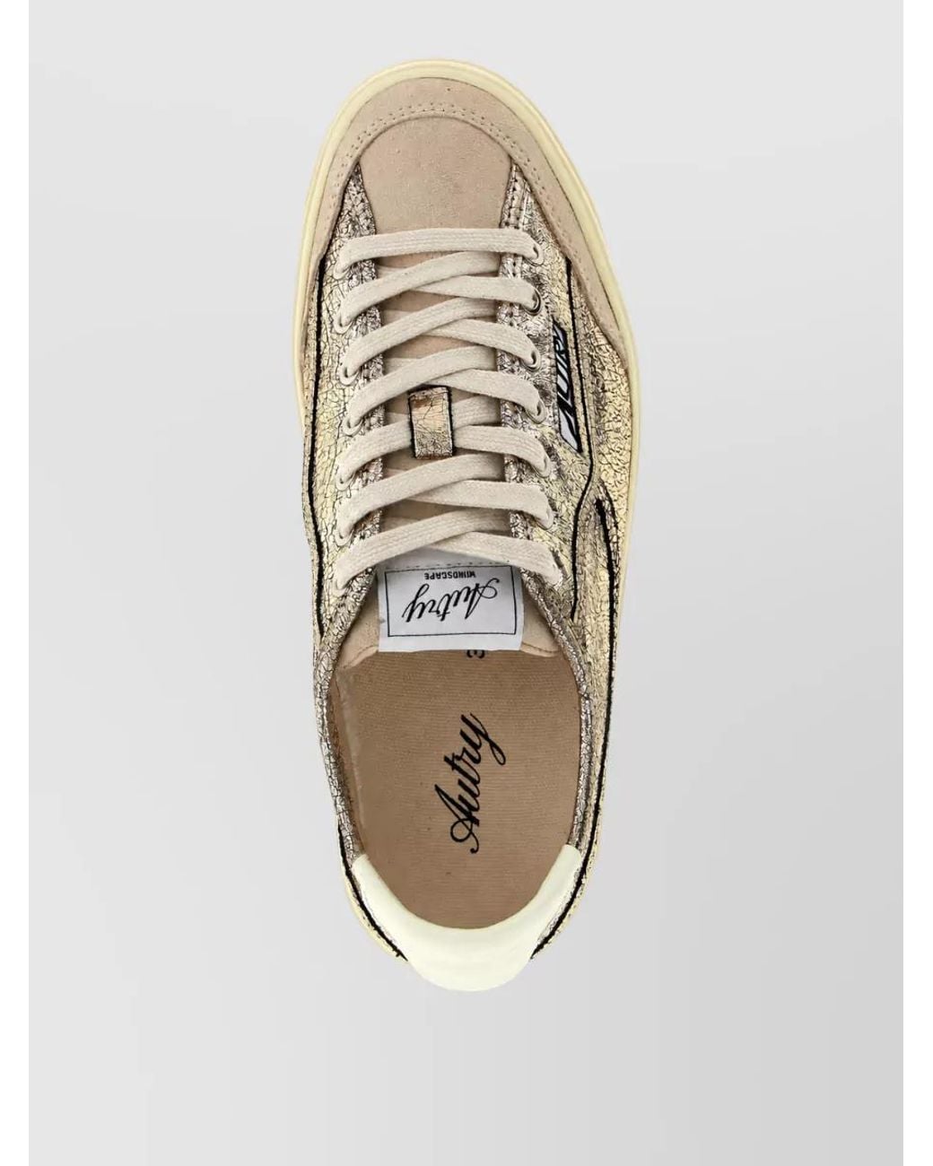 Autry Multicolor Leather Low-Top Lace-Up Sneakers