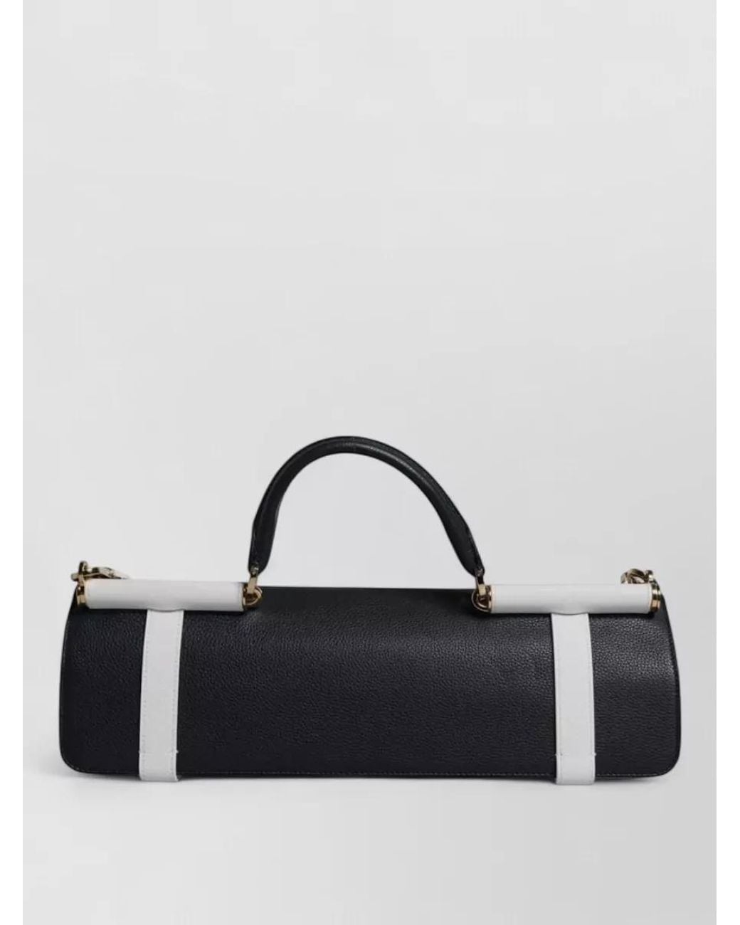 Dolce & Gabbana Black Devotion Leather Cross-Body Bag