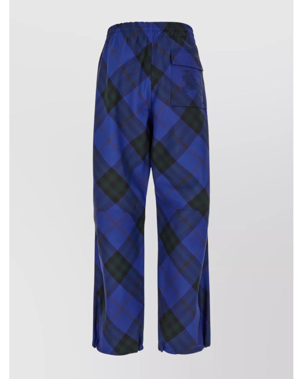 Burberry Blue Printed Joggers for men