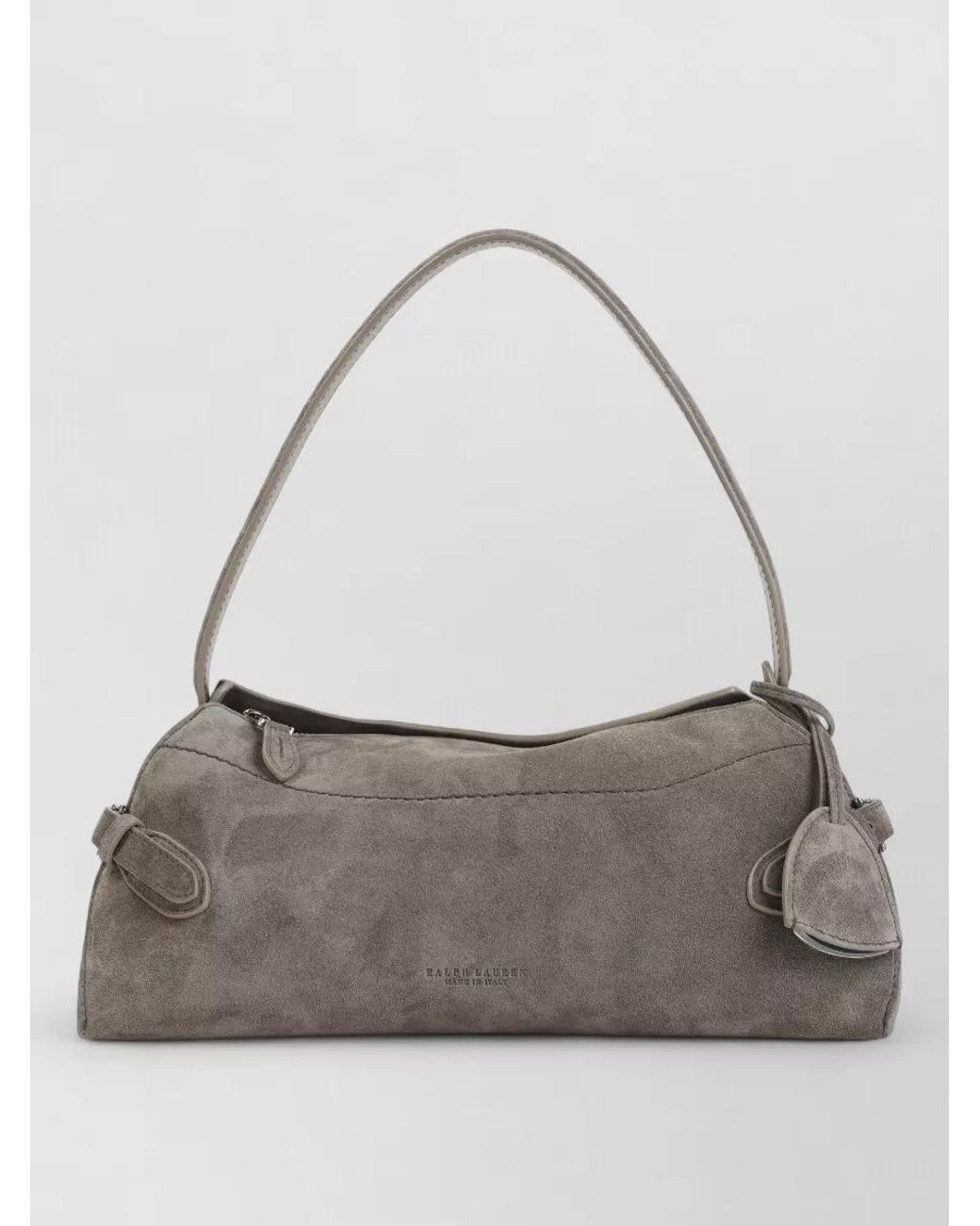 Ralph Lauren Gray Suede Shoulder Bag