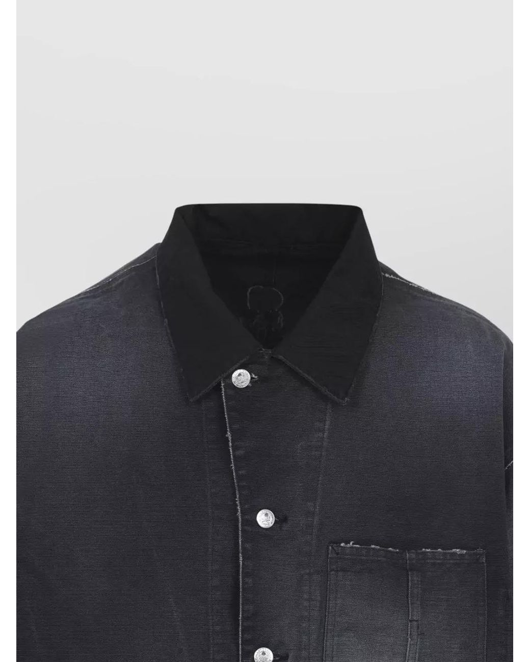 MASTERMIND WORLD Blue Cotton Utility Shirt Jacket for men