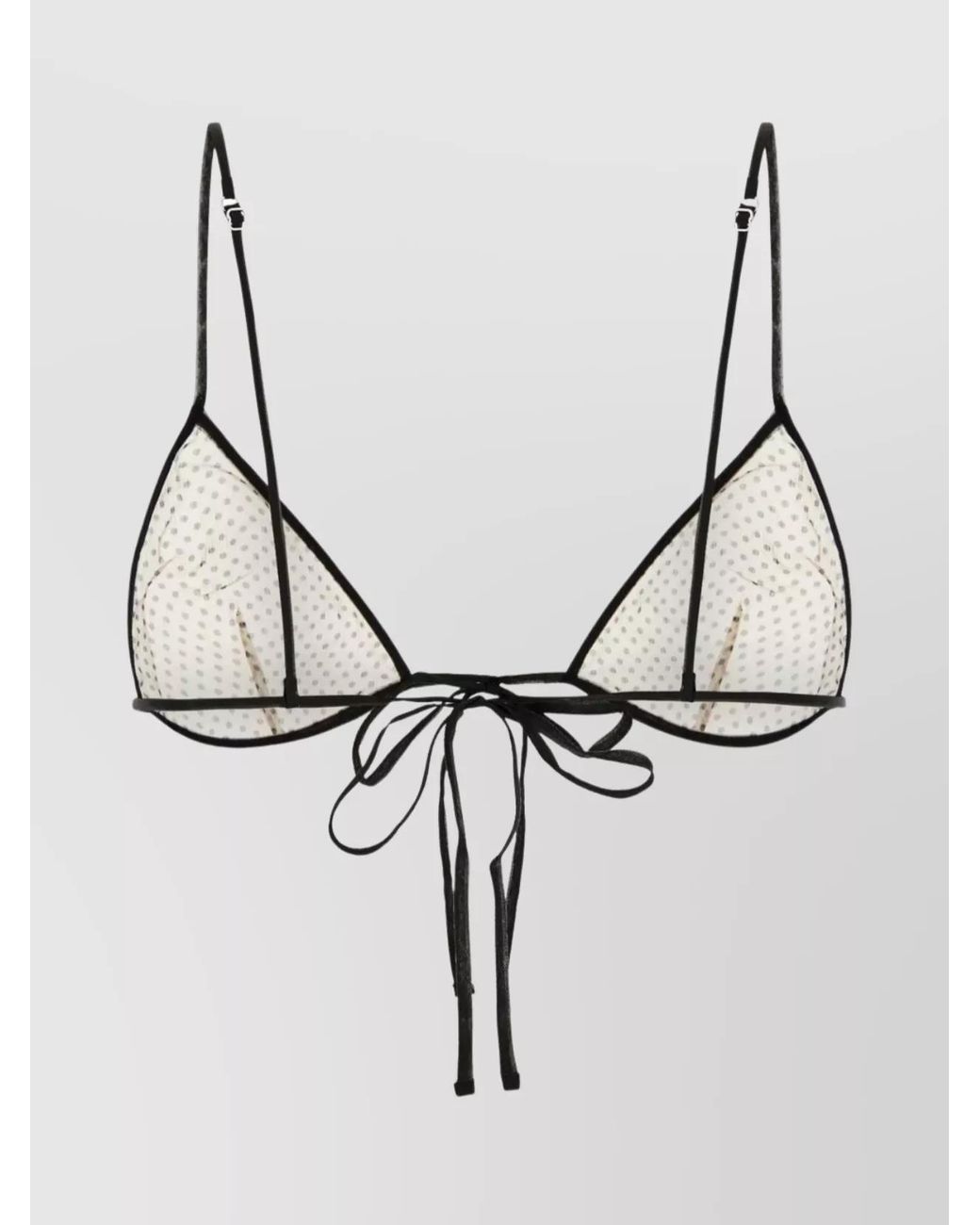 Prada Natural Silk Printed Bra