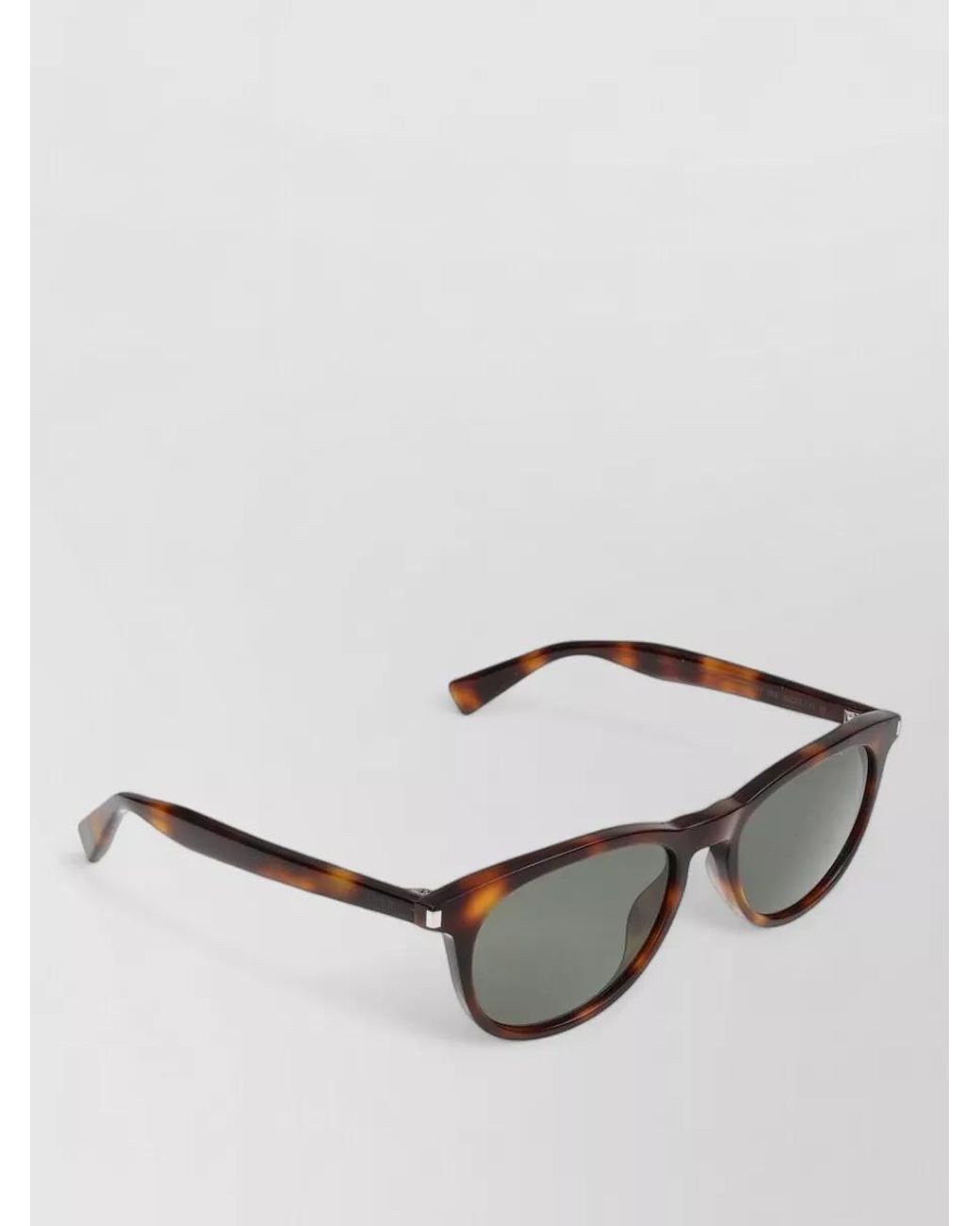 Saint Laurent Gray Acetate Sunglasses