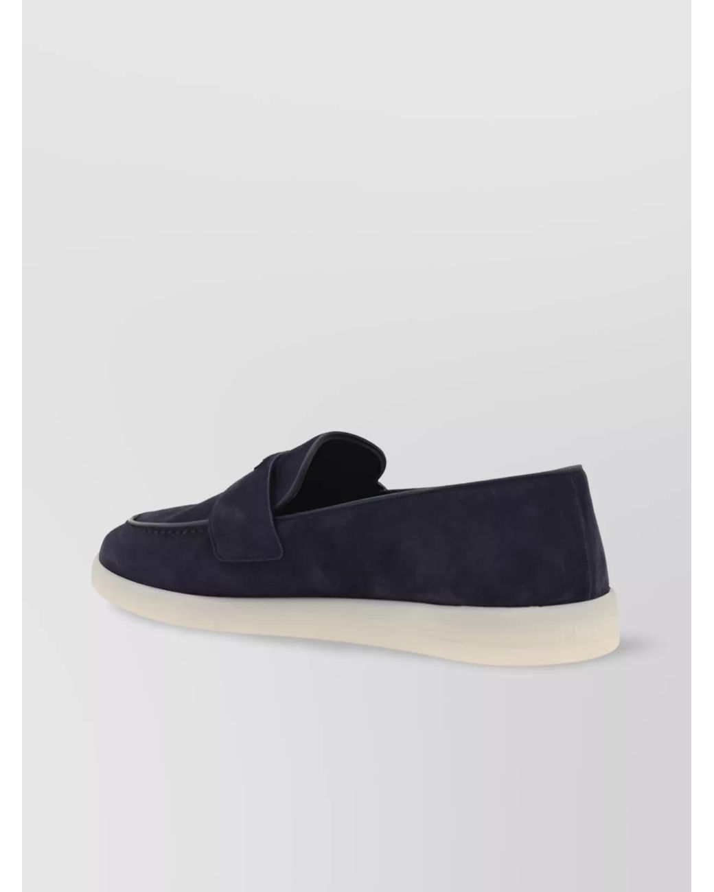 Prada Blue Suede Loafers for men