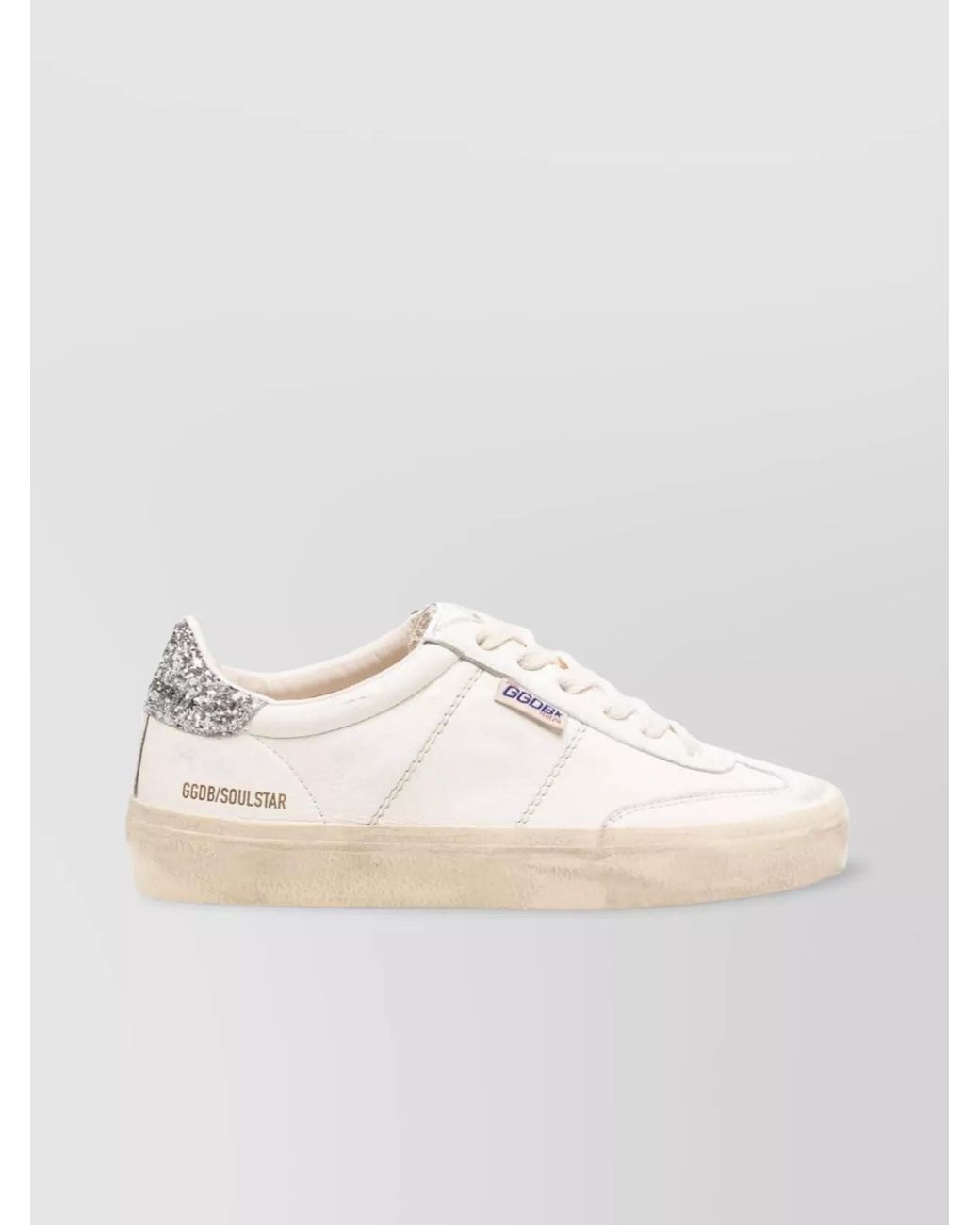 Golden Goose Deluxe Brand Natural Leather Soul Star Low-Top Sneakers