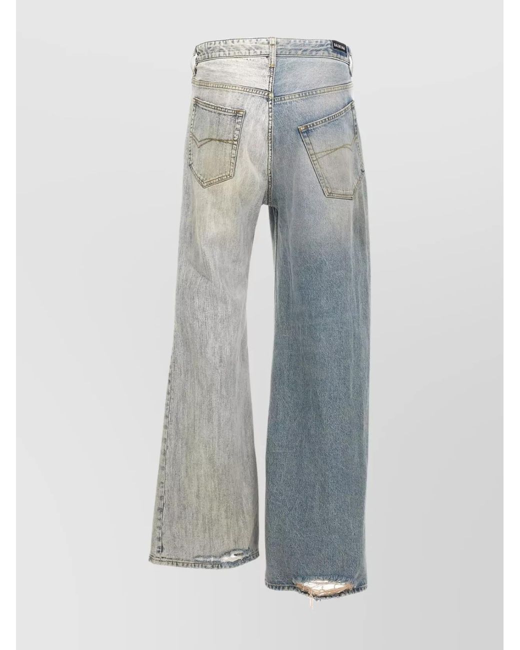 Balenciaga White Denim Wide-Leg Jeans