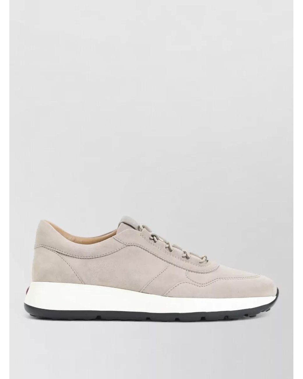 Tod's White Suede Leather Lace-Up Sneakers